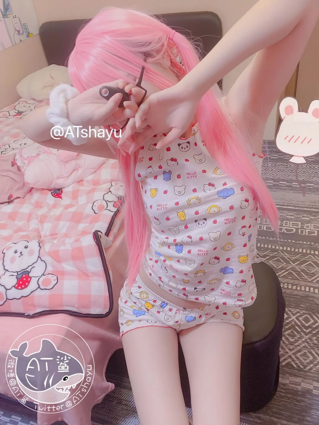 AT鲨 - 居家鲨鲨 [49P-75MB] tg@simisebaisi 【丝足阁】030.webp